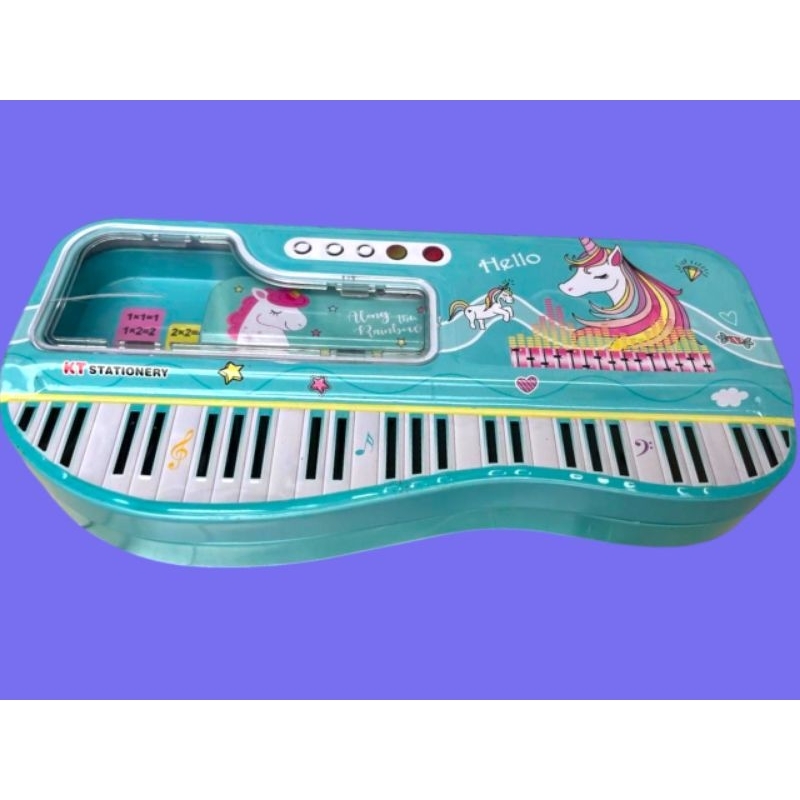 

TEMPAT PINSIL KALENG 2in1 KODE 50037MOTIF PIANO