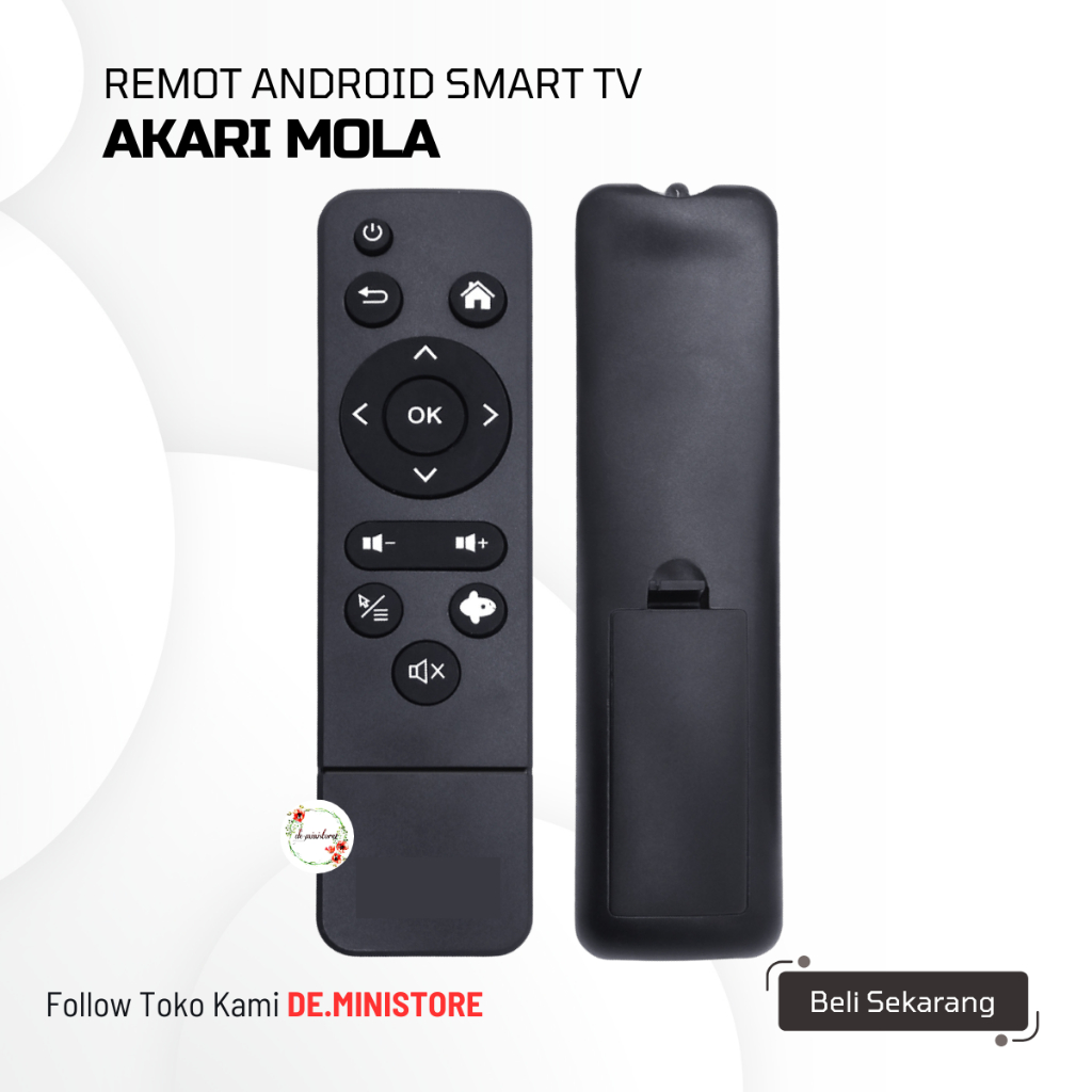 Remote STB Android XL Home Akari AX512 / Remote Set Top Box Android TV BOX Indibox AX117 RCA-117