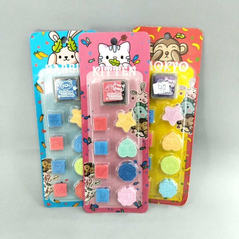 

Stampel set lucu / stampel set karakter / stampel set hewan