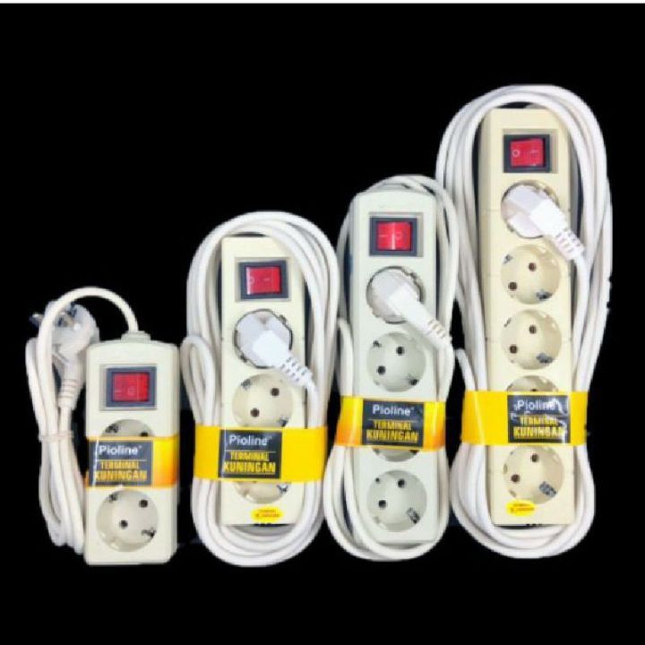 STOP KONTAK KABEL PUTIH PIOLINE