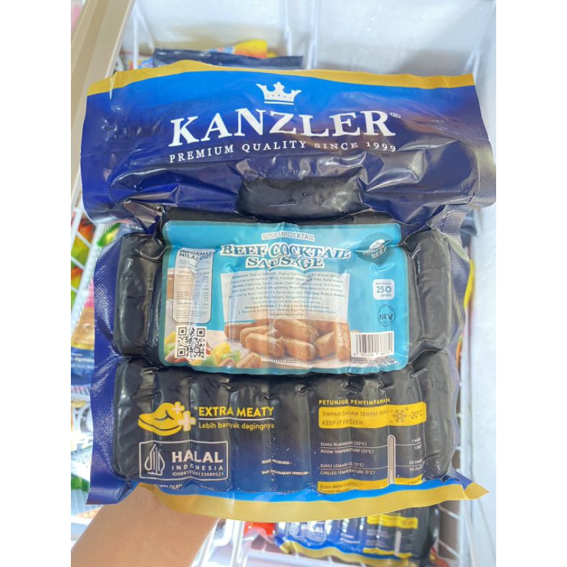 

Kanzler Beef Cocktail Sausage 250 gr