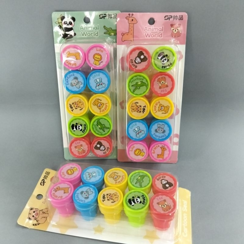 

Stampel animal world / Stampel hewan lucu / Stampel mainan / Stampel gambar hewan