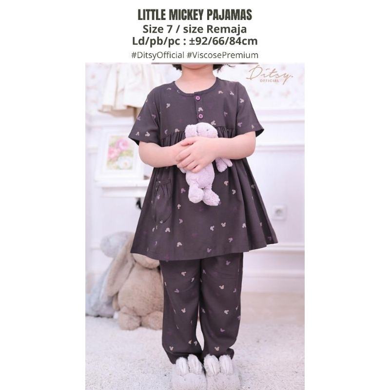 Set Little Mickey Pajamas size 7 by DitsyOfficial