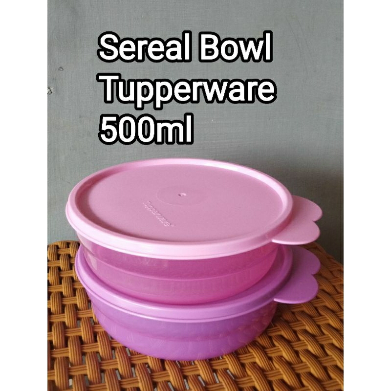 Sereal Bowl 500ml Tupperware Baru
