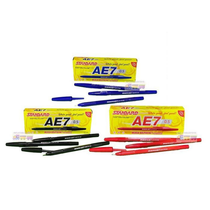 

bolpen Standard AE7 warna 1lusin/12pcs
