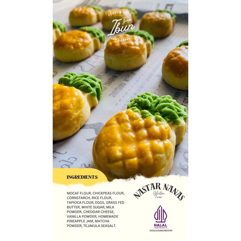 

glutenfree nastar / nastar taiwan / hampers lebaran unik / gluten free