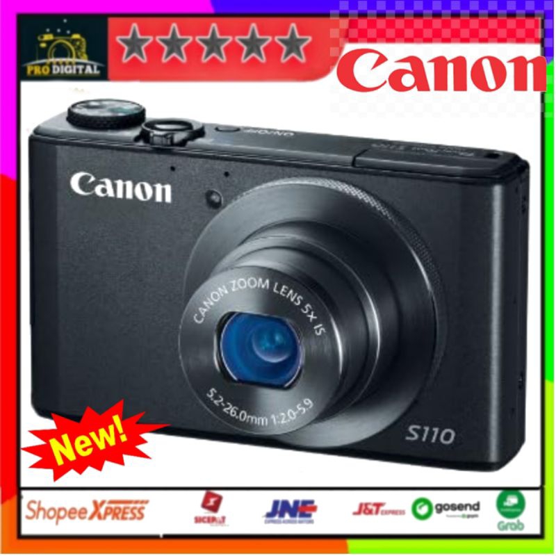 Canon Powershot S110 Digital Camera Garansi 1 Tahun - Canon  S110
