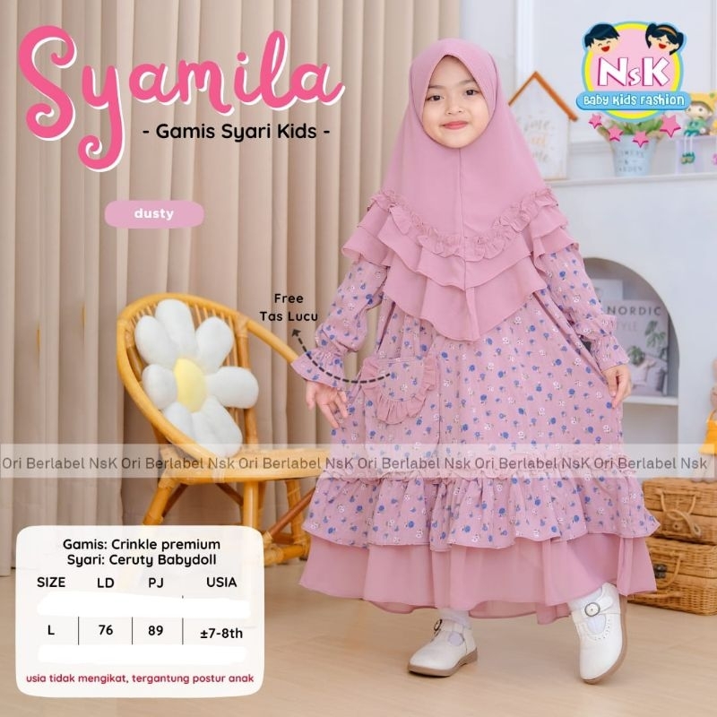 SYAMILA NSK// AZKIYA m2m //fadira//Annisa ORI KINANTI//KIMBERLY ORI EXCEL ALESHA// Baju muslim anak/