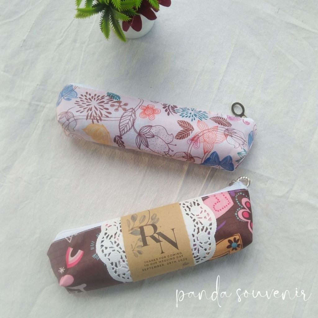 Souvenir Pernikahan Unik Tempat Pensil Waterproof Ukuran 18×6×3cm Murah