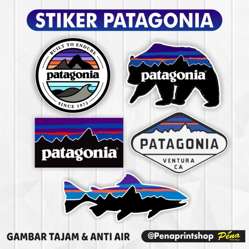 

Stiker Patagonia Aesthetic / Logo Patagonia / Stiker Laptop Helm Motor Mobil Waterproof