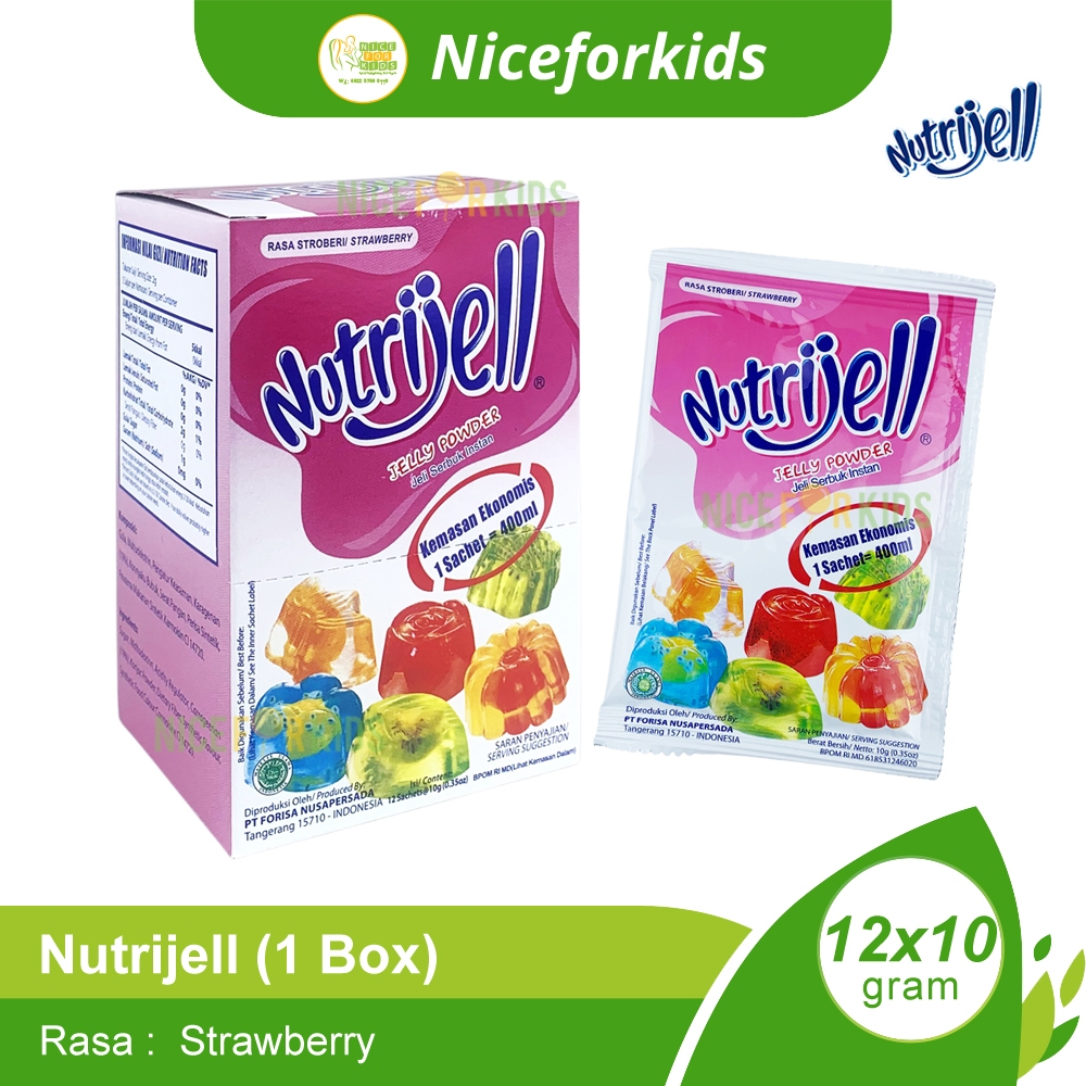

Nutrijell Box Isi 12 Sachet / Jelly Bubuk Instan
