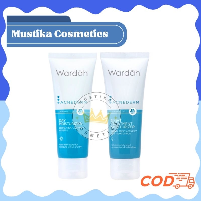 Wardah Acnederm Day Moisturizer / Night Moisturizer