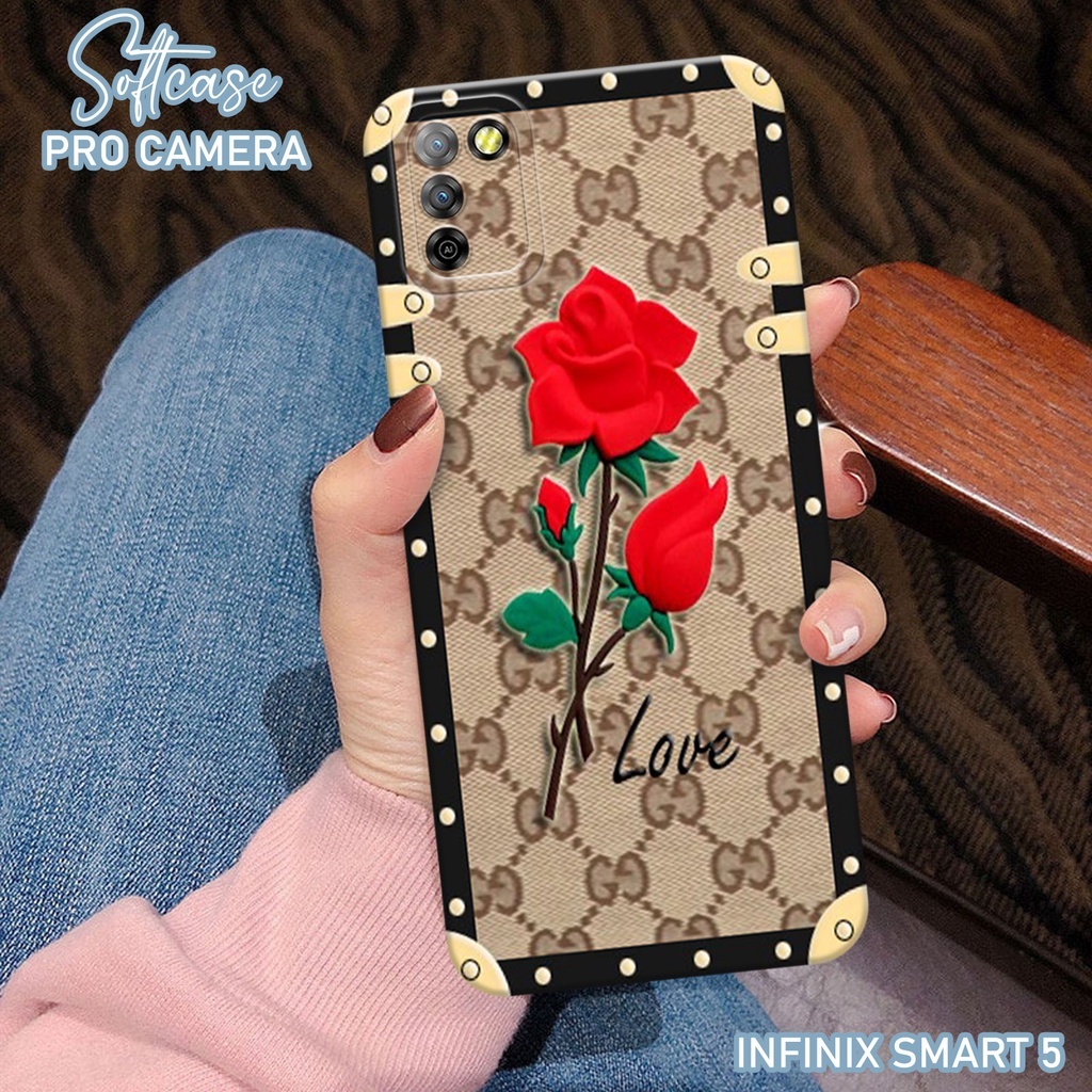 Softcase Pro Kamera Infinix Smart 5 Terbaru Pelindung Kamera Motif Case Karakter Case Murah Silikon 