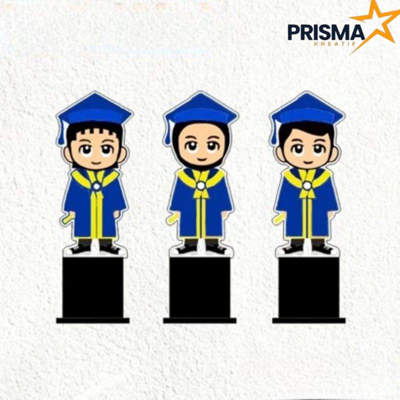 Piala Wisuda Akrilik  Plakat Akrilik Custom