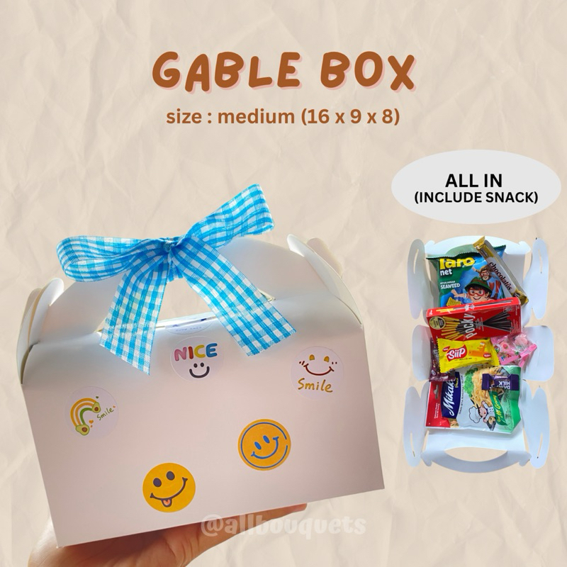 

GABLE BOX GIFT BOX / HAMPERS (ALL IN)