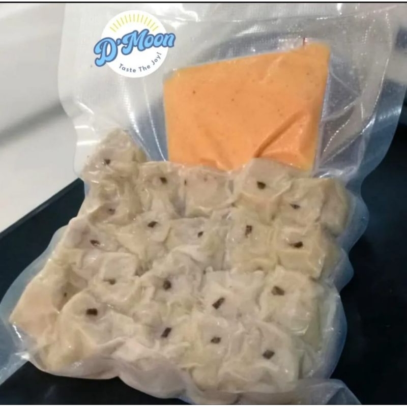 

Dimsum Ayam Premium Frozen Saus Mentai