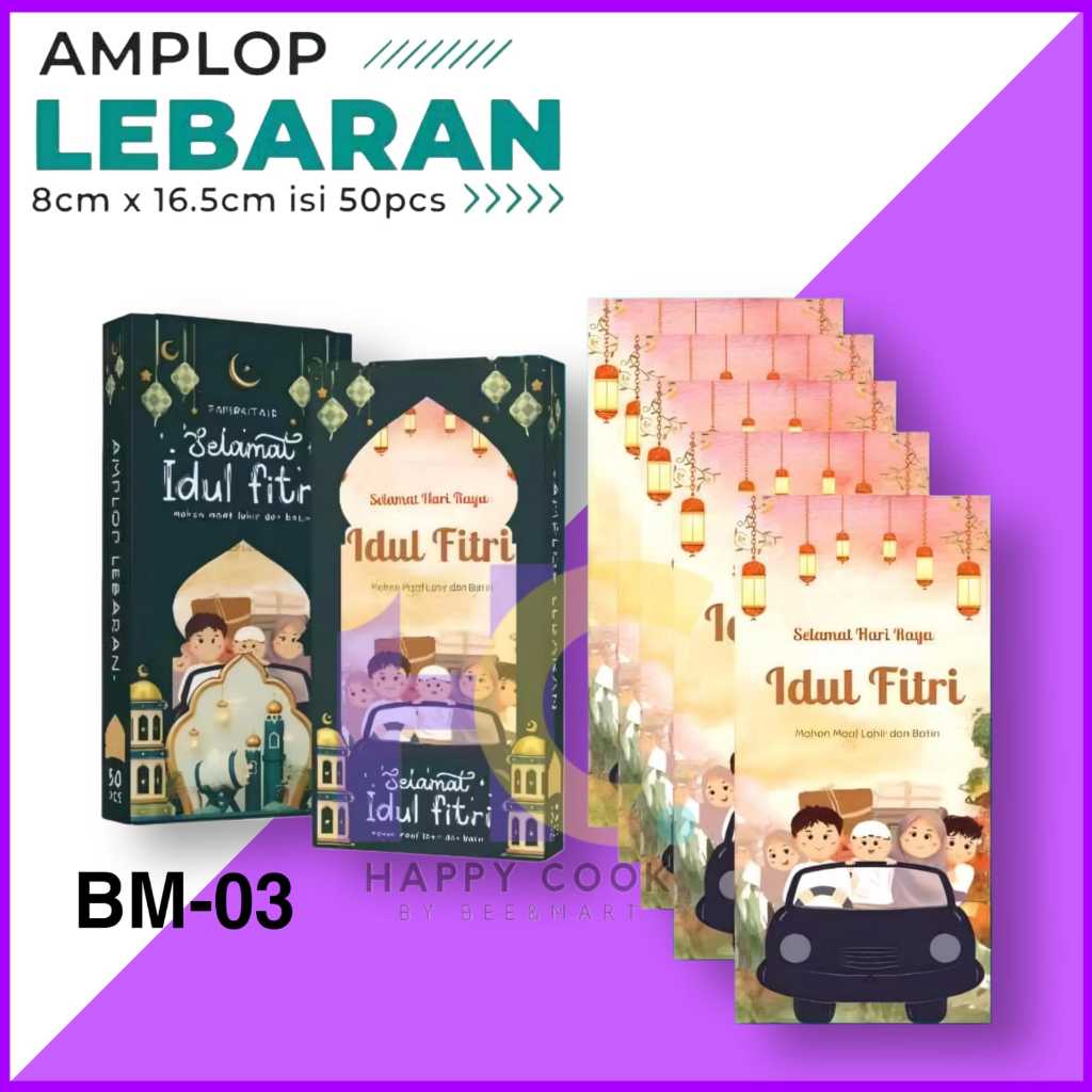 

HAPPYCOOK||AMPLOP LEBARAN MURAH BERKUALITAS BISA COD/GRAB/INSTANS