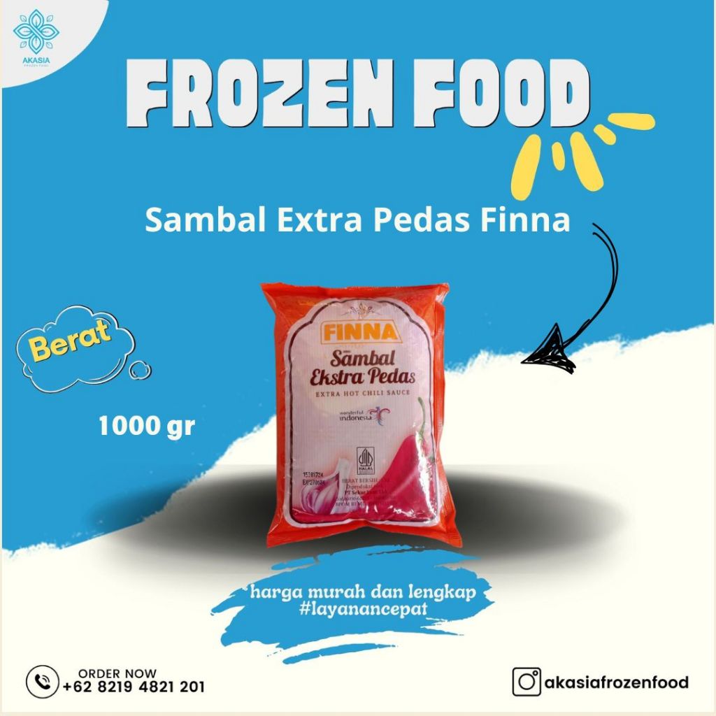 

Sambal Finna Extra Pedas 1kg