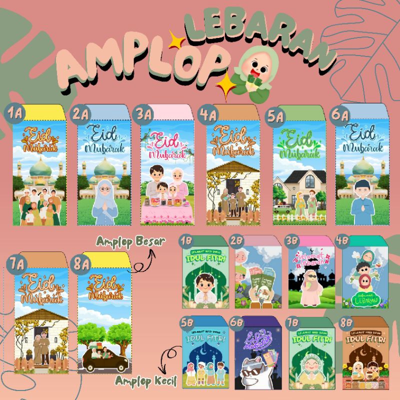

Amplop lebaran/Amplop lebaran lucu/Amplop lebaran desain kekinian/Amplop lebaran 2025/Amplop homemade