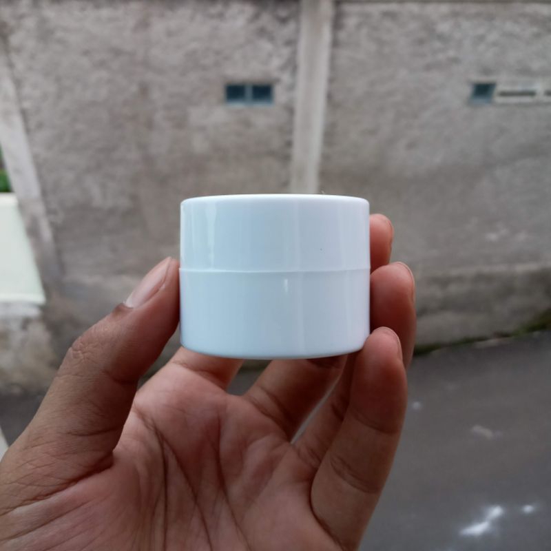 Pot PS 10 gram cream full putih/pot 10 gram cream kosmetik
