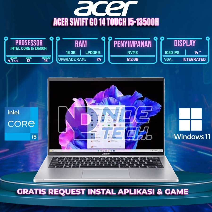 ACER Swift GO 14 Touch i5-13500H