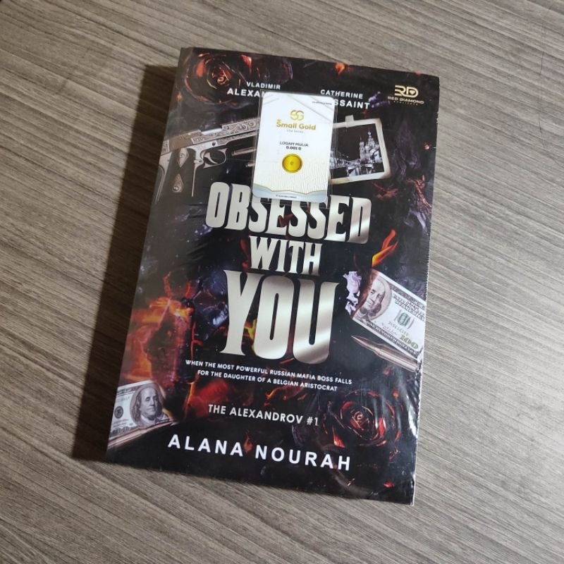 preloved novel new sealed obsessed with you - alana nourah softcover