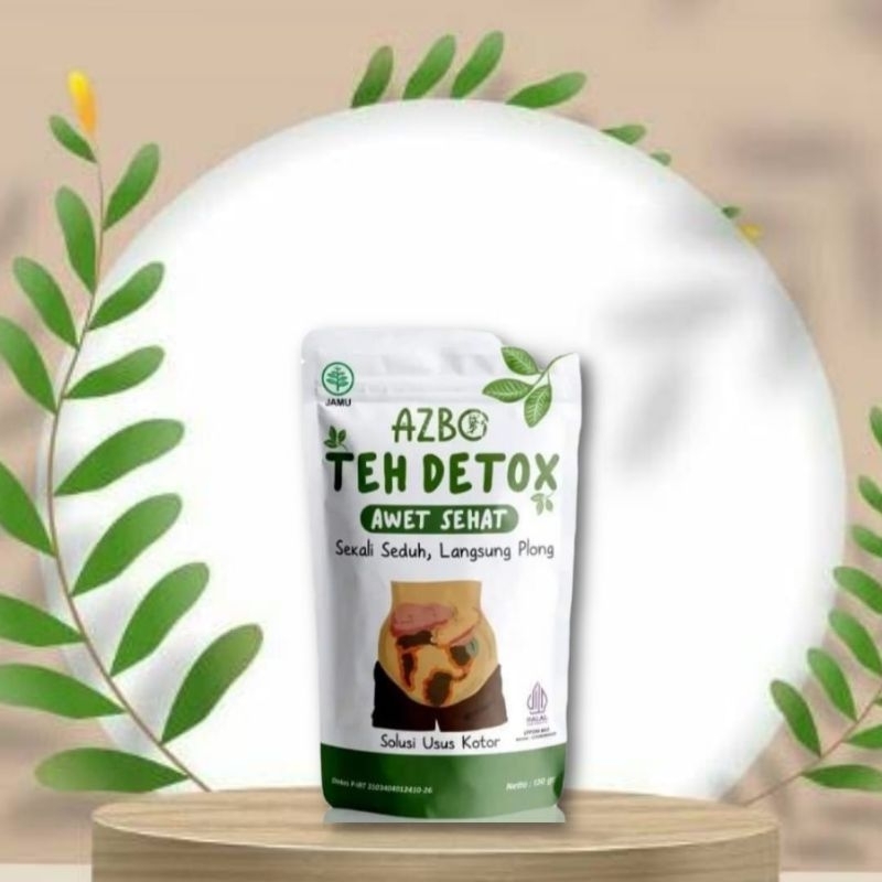 

{ READY STOCK } AZBO TEH DETOX usus bersih sembuh dari segala penyakit- pouch [isi 130grm 100%ampuh