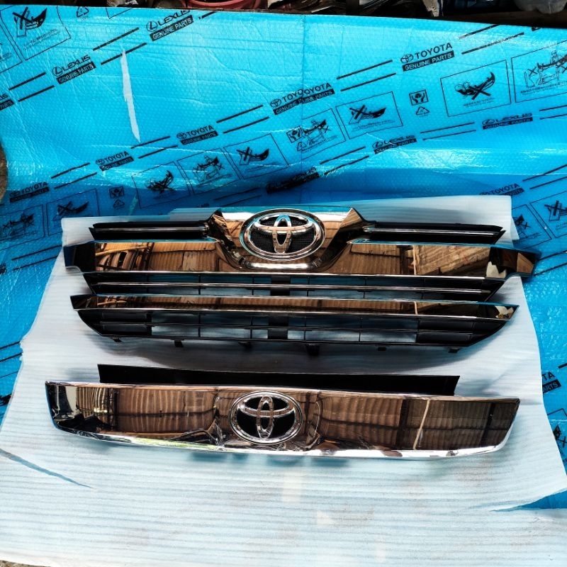 Grill Set Trunklid Bagasi Toyota Vellfire 2016 2017 2018 original