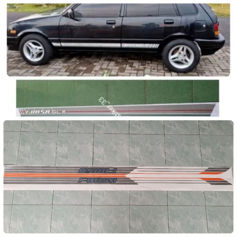 sticker stiker list body suzuki forsa glx/stiker forsa lama/stiker forsa GLX/stiker forsa