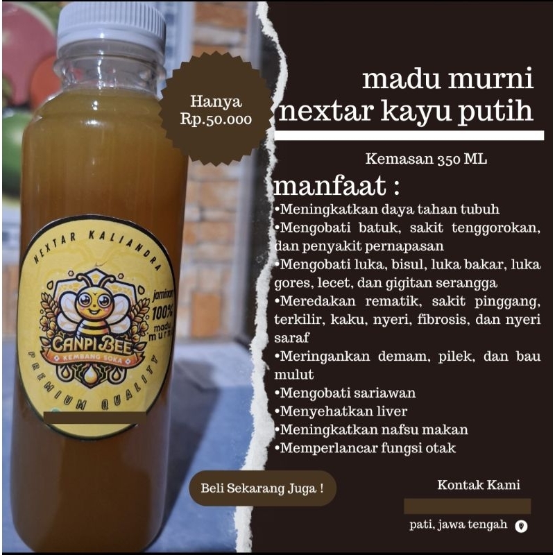

madu murni nextar kaliandra, premium quality