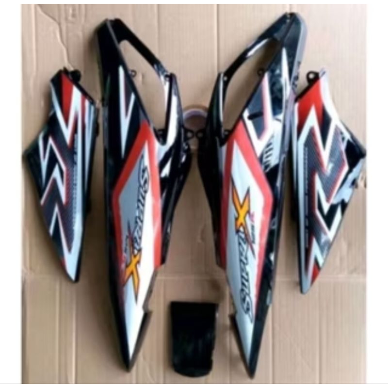 cover body samping Honda Supra x 125 neww body belakang Honda Supra x 125 neww