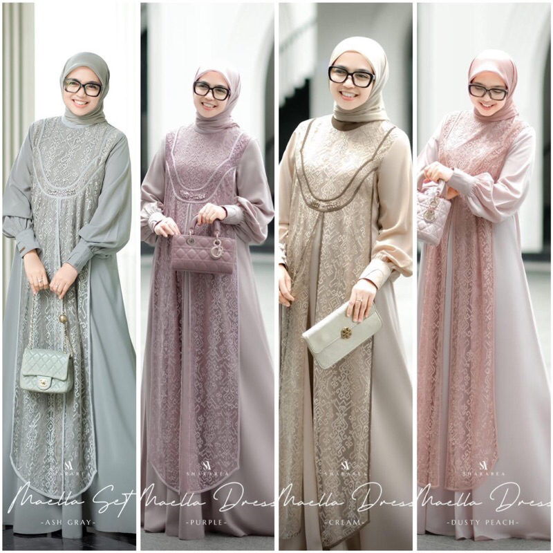 Maella set(dress&scarf)by shArarea