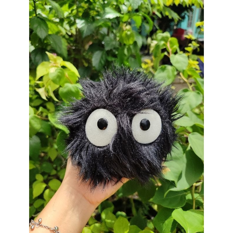 susuwatari kutu totoro elektrik bunyi, getar, lompat original studio ghibli sun arrow