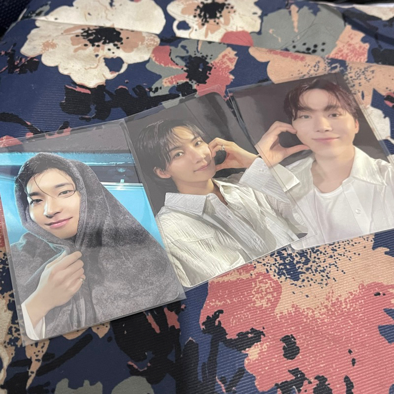 seventeen pc photocard feel blue stf wonwoo wonu handuk anduk jeonghan seungkwan han kwan spill the 