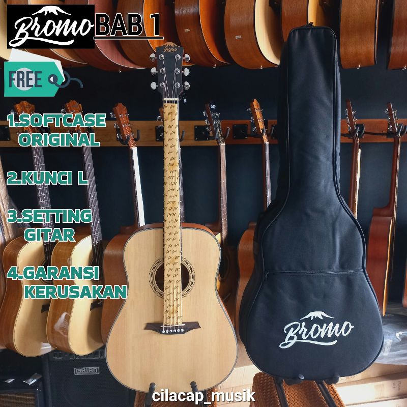 GITAR AKUSTIK BROMO BAB1 GITAR BROMO BAB 1