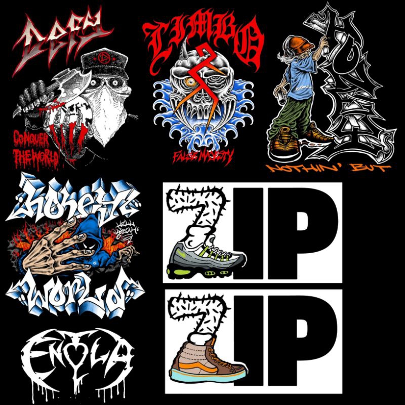 

STIKER PACK BAND HARDCORE, KUAT DAN TIDAK MUDAH LUNTUR