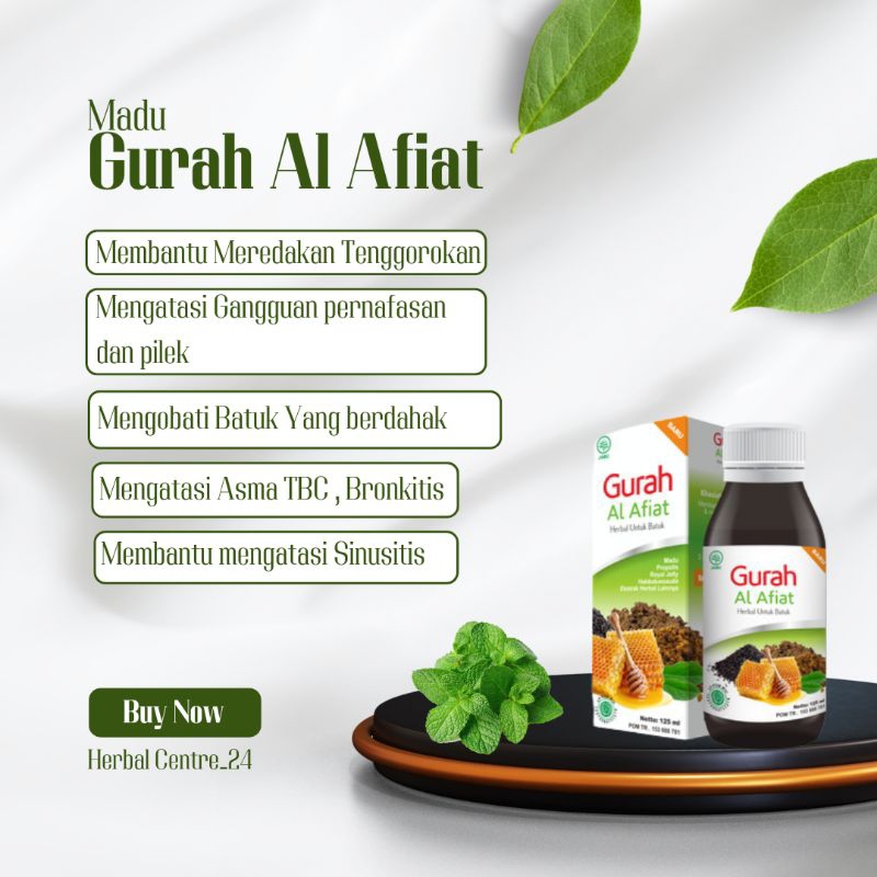 

Sirup Madu Gurah Al Afiat Herbal Untuk Batuk Dewasa 125 gr