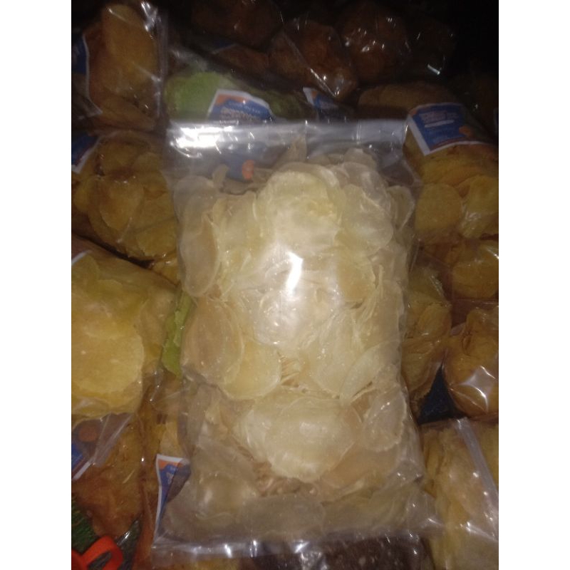 

kripik kaca mentah rasa original