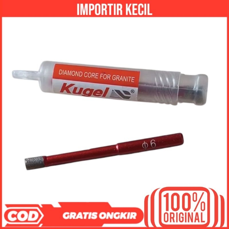 KUGEL DIAMOND CORE FOR GRANIT 6MM MATA BOR GRANIT MARMER KERAMIK