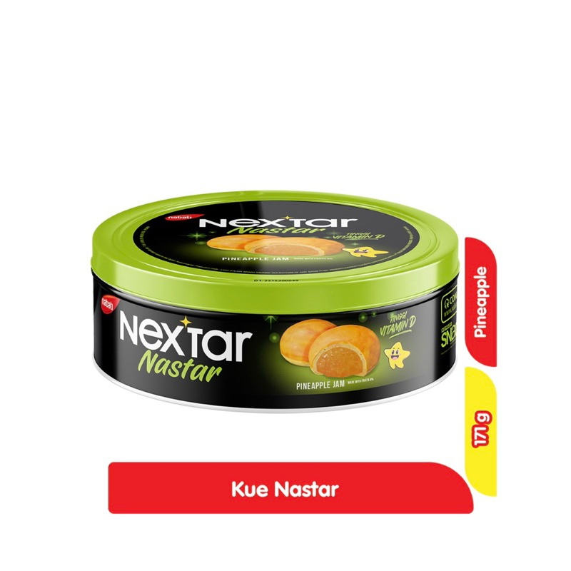 

Nextar Nastar cookies pineapple kaleng 171g