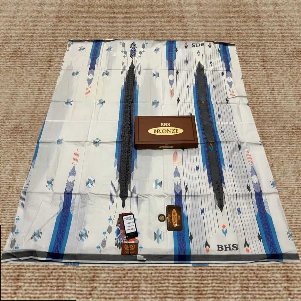 Sarung BHS ROYAL Grade BRONZE Motif | SCA SGF Benang Mercerized Mix