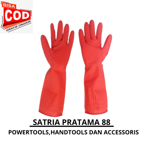 STRONG IGM Sarung Tangan Karet Panjang / Sarung Tangan Karet panjang 40 cm L