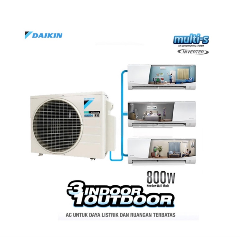 Daikin AC Multi-S Inverter 3 Koneksi Indoor Only 1/2 PK - CTKC15RVM4