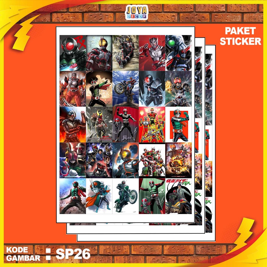 

GAMBAR STICKER KAMEN RIDER / STIKER KAMEN RIDER / PAKET STIKER KAMEN RIDER PER 25 PCS / KODESP26