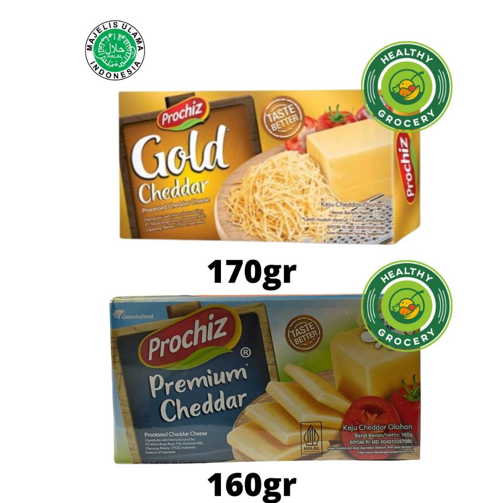 

Prochiz Cheddar Gold / Keju Cheddar 160gr