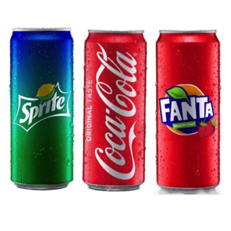 

MINUMAN FANTA SPRITE COCA COLA KALENG SLIM 250 ML 1 KRAT
