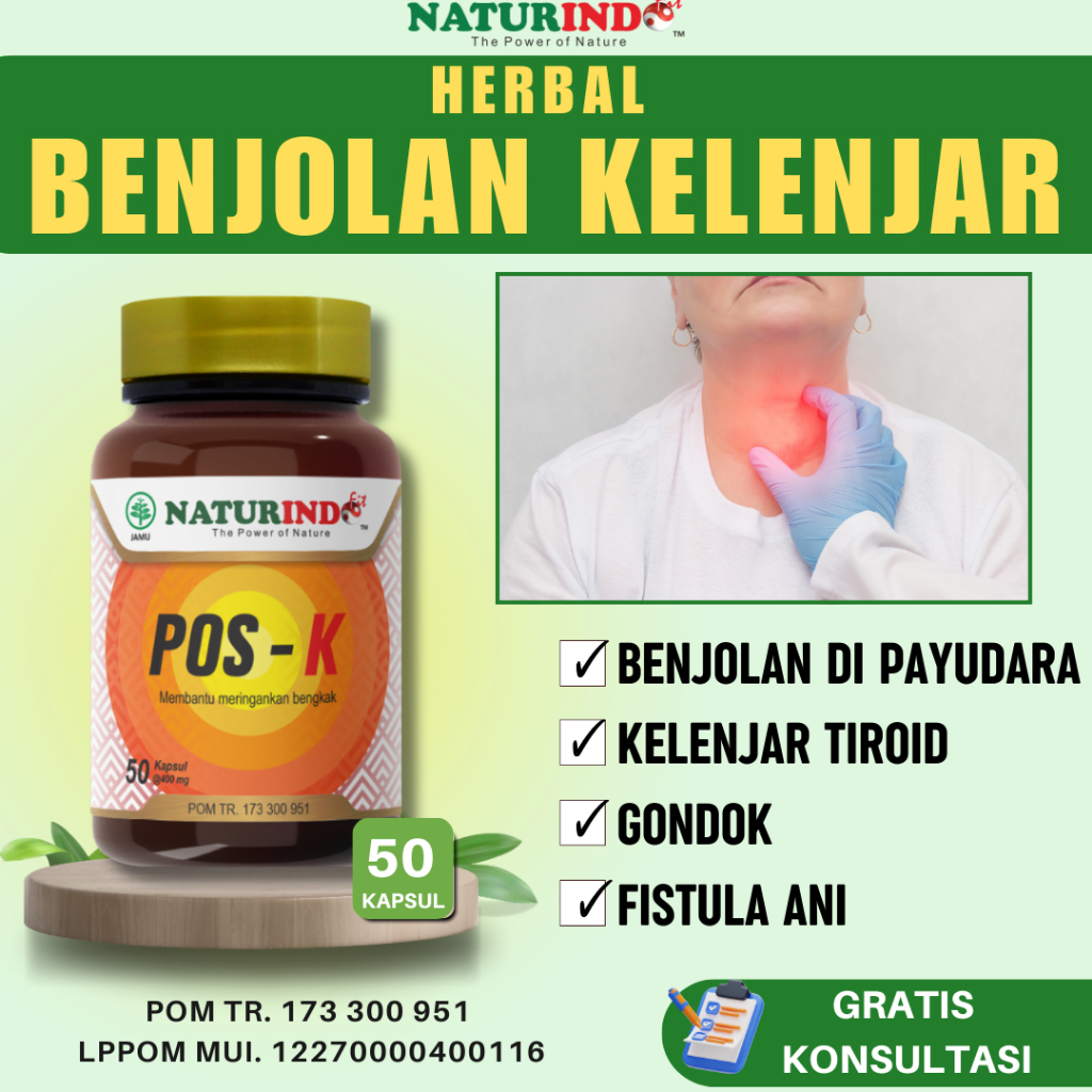 POSK Obat Benjolan Paling Ampuh Amandel Kelenjar Tiroid NAturindo