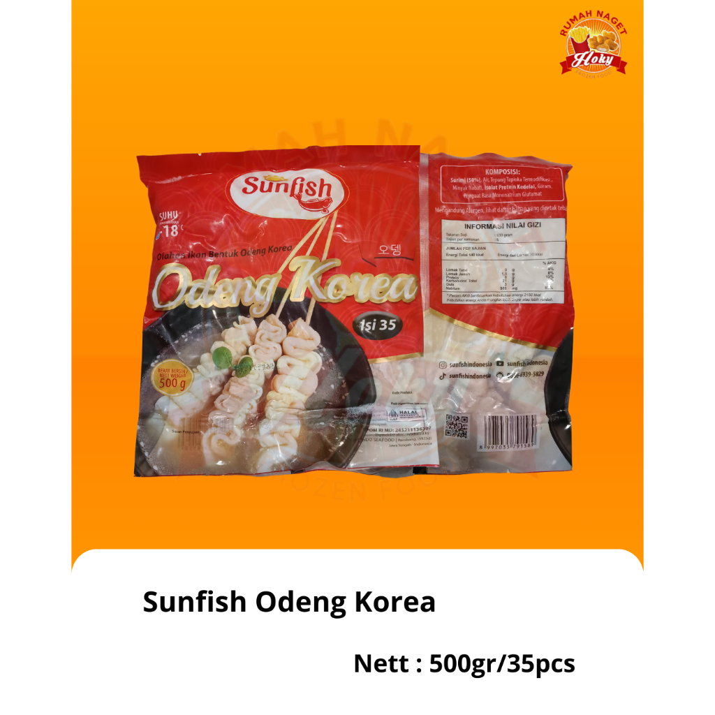 

Sunfish Odeng Korea / Kue Ikan isi 35pcs [500gr]