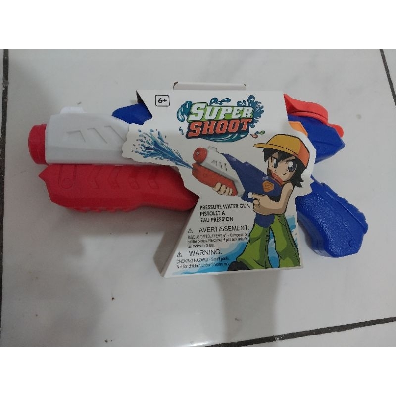 SALE  Harga Nett Mainan MINISO Supershoot/ water gun/ pistol air (BARU)