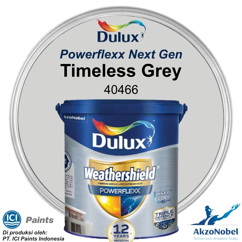 CAT DULUX WEATHERSHIELD POWERFLEXX 20 LT - TIMELESS GREY 40466